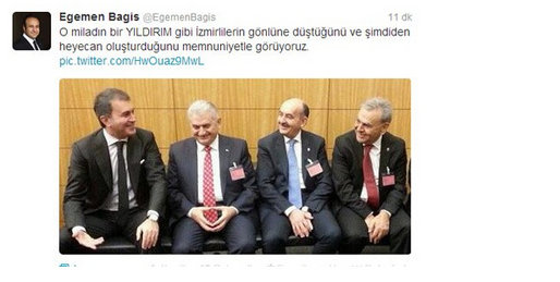 Egemen Bağış'tan İzmir adayı için ilk sinyal